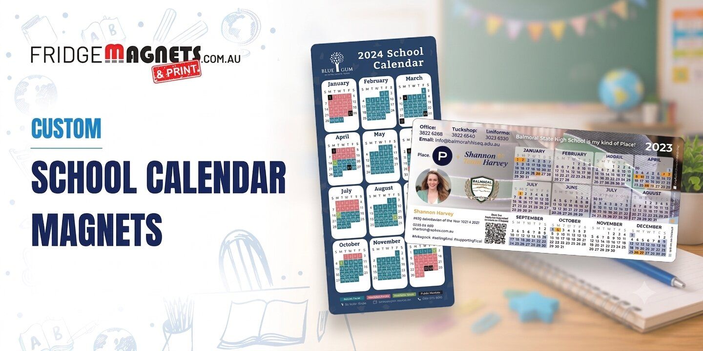 Custom School Calendar Magnets Australia